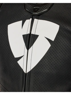 Kurtka motocyklowa skórzana REV’IT! Argon 3 Pro czarno-fluo czerwona