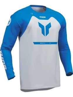 Bluza enduro dziecięca Thor Ridemode Menace niebieska
