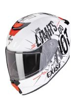 Kask integralny dziecięcy Scorpion EXO-JNR Air Boum biało-czarny