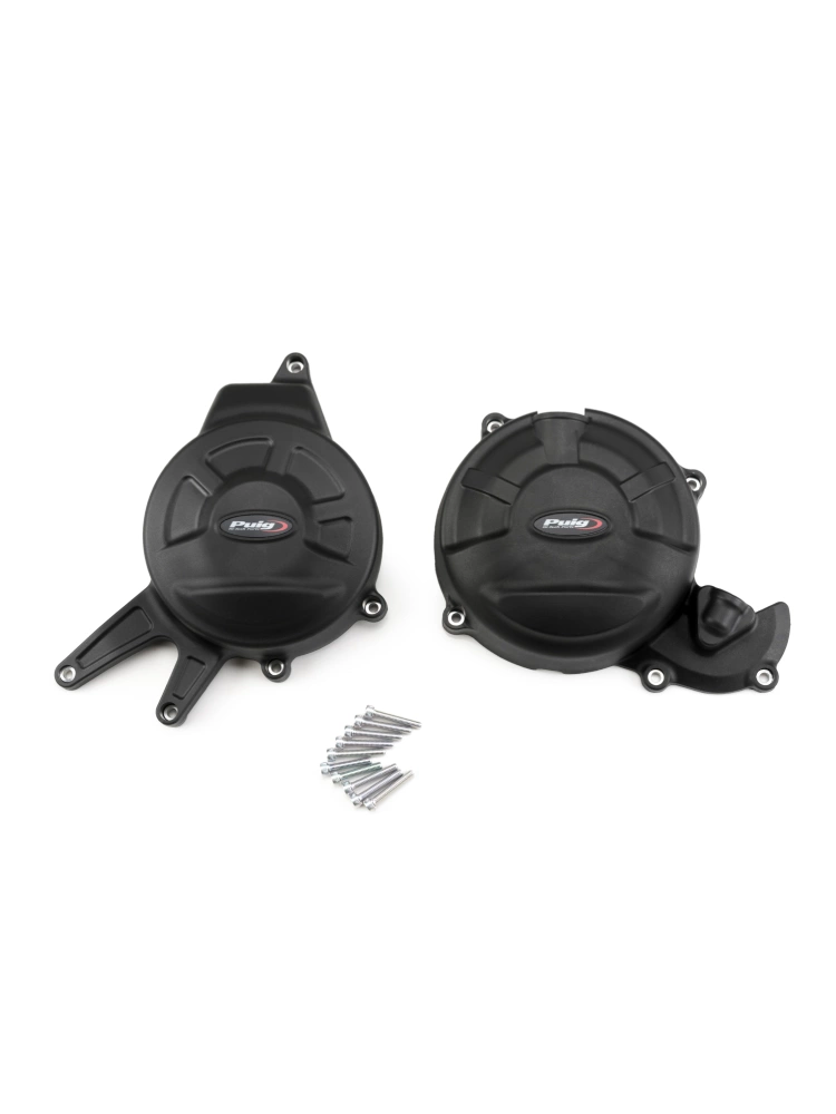 Pokrywy dekli silnika PUIG Aprilia RS 660 (21-)/ Factory (25-) czarne