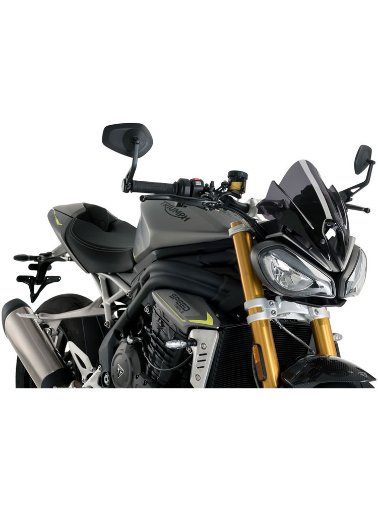 Owiewka PUIG Naked New Generation do Triumph Speed Triple RS (21-) mocno przyciemniana