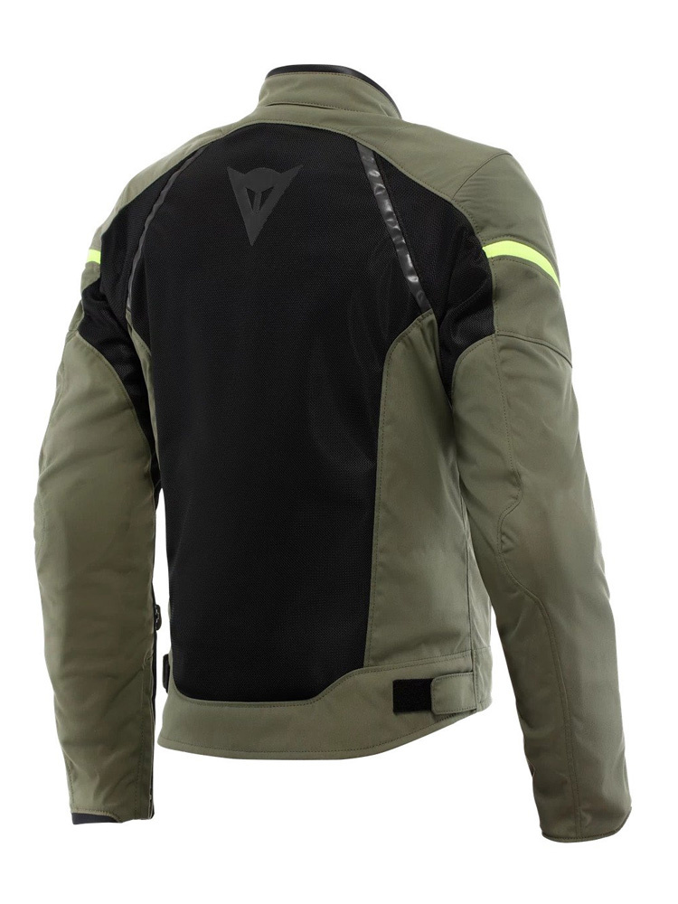 Kurtka motocyklowa tekstylna Dainese Air Frame 3 Tex czarno-zielono-żółta