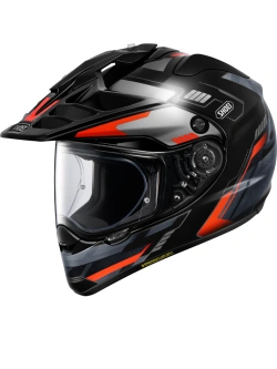 Kask adventure Shoei Hornet ADV 06 Invigorate TC-1 czarno-czerwony