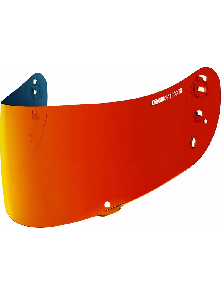 Szybka na zrywki Optics Tracshield do kasku Icon Airframe Pro, Airform, Airmada lustrzana czerwona