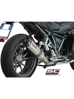 Tłumik SC-Project Oval Titanium + Carbon (SLIP ON) - BMW R 1200 R / RS [15-16]