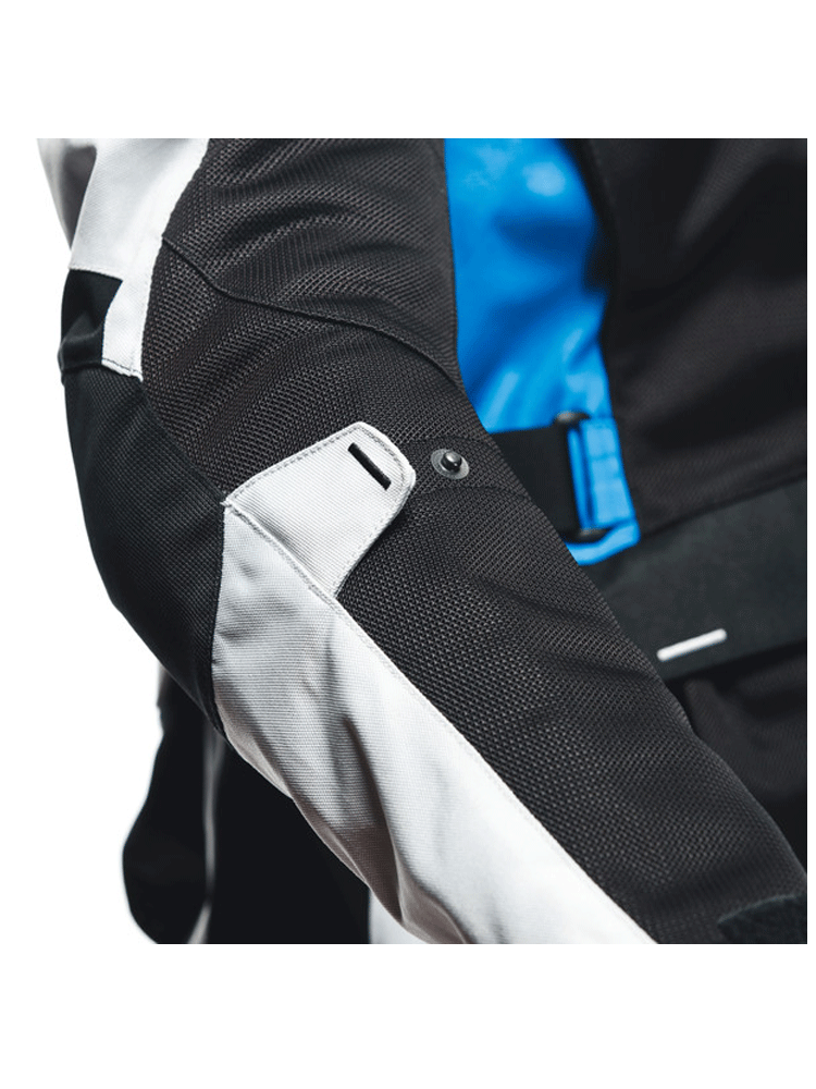 Kurtka motocyklowa tekstylna Dainese Desert Tex szaro-czarno-niebieska