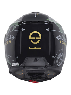 Kask szczękowy Schuberth C5 Globe zielono-czarny