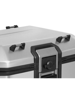 Kufer centralny aluminiowy SHAD TR55 Terra srebrny [pojemność: 55 l]