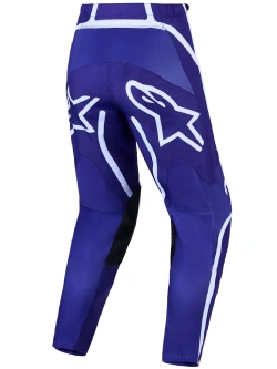 Spodnie cross Alpinestars MX Fluid Apex V2 biało-niebieskie