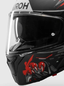 Kask integralny Airoh Spark 2 Cruze czarno-szaro-czerwony matowy