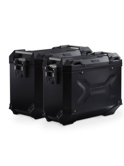 Zestaw: kufry boczne + stelaże PRO TRAX ADV SW-MOTECH 45/37 L do motocykla Honda CRF1100 L Africa Twin (19-21) [pojemność 45 + 37L]