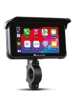 Zestaw: wyświetlacz motocyklowy Midland BikePlay Guardian + akcesoria