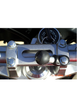 Głowica obrotowa RAM z płaską podstawą z otworem 9 mm 