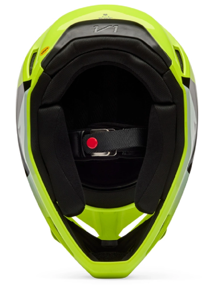 Kask enduro Fox V1 Shield czarny-fluo