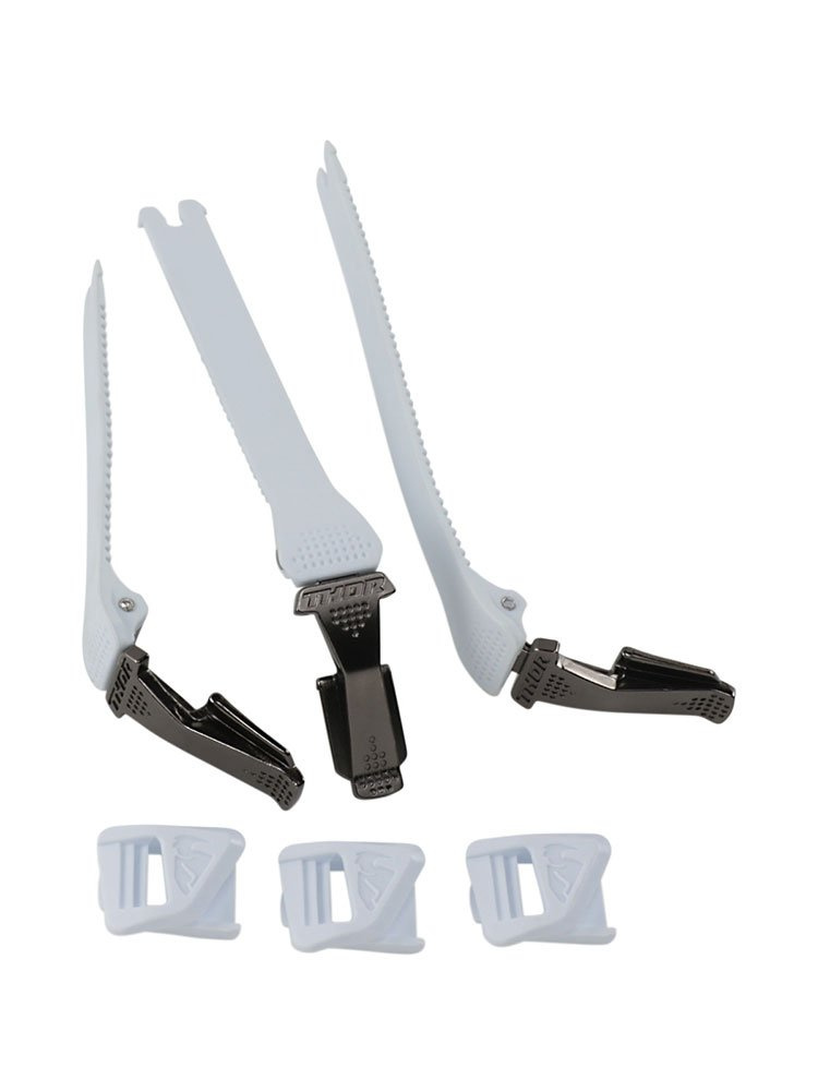 Zestaw pasków do butów Thor Radial białe