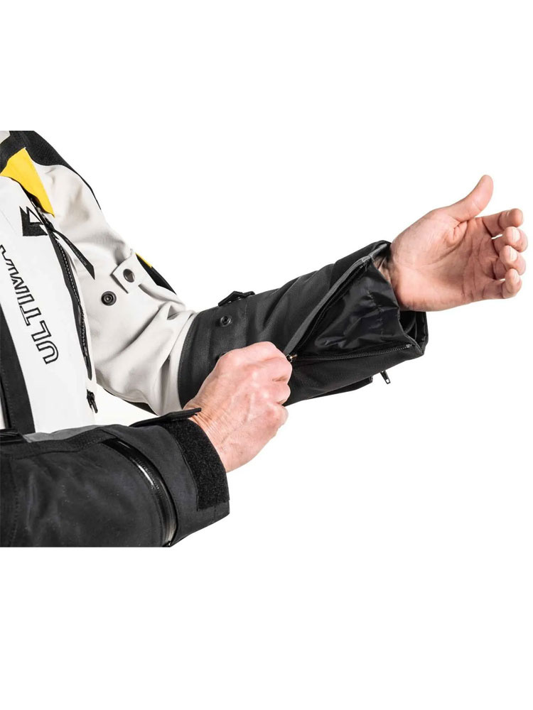 Kurtka motocyklowa tekstylna Touratech Companero Ultimate szaro-czarno-żółta