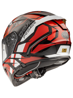 Kask integralny Premier Devil JC92 czarno-biało-pomarańczowy