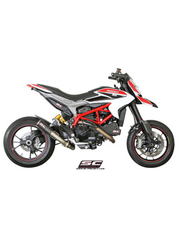 Tłumik SC-Project, CR-T Carbon (Slip On) - Ducati Hyperstrada [13-16]