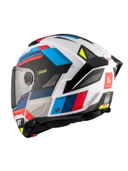Kask szczękowy MT Atom 2 SV Bast A0 biało-niebiesko-czerwony