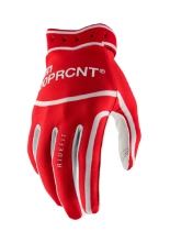 Rękawice cross 100% Ridefit biało-czerwone