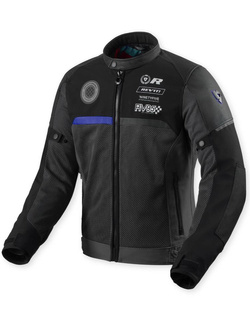 Kurtka motocyklowa tekstylna REV’IT! Swiftblade czarno-niebieska