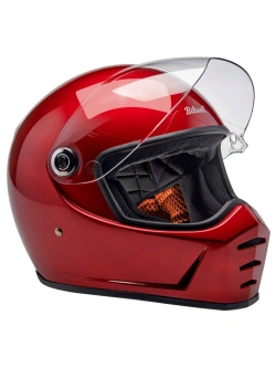 Kask integralny Biltwell Lane Splitter Solid czerwony