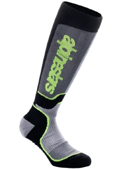 Skarpety Alpinestars MX Plus czarno-szare-fluo
