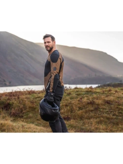 Koszula z ochraniaczami Knox Urbane Pro Move czarno-brązowa