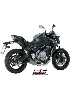 Pełny układ wydechowy 2-1 z tłumikiem SC1-R [homologacją euro 4] SC-Project do Kawasaki Z 650 [17]