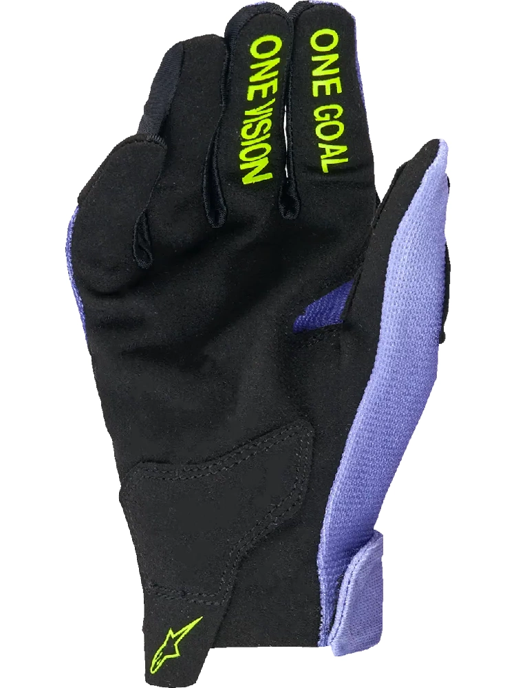 Rękawice cross dziecięce Alpinestars MX Radar fioletowo-czarne-fluo