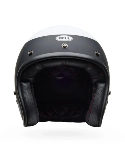 Kask otwarty Bell Custom 500 czarno-biały matowy