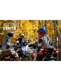 Kurtka motocyklowa tekstylna Klim Adventure Rally szaro-brązowa