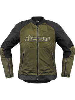 Kurtka motocyklowa damska tekstylna Icon Overlord 3 Mesh zielona