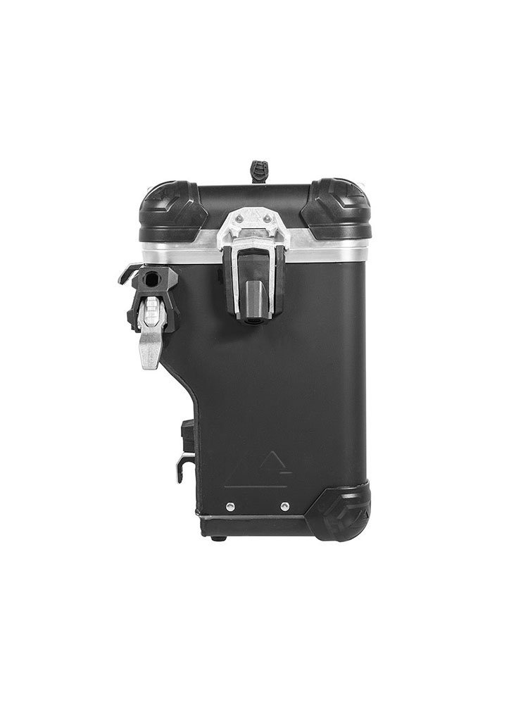 Zestaw: kufry boczne czarne Zega Evo + stelaże srebrne Touratech KTM 890 Adventure/R, 790 Adventure/R (38/38L)