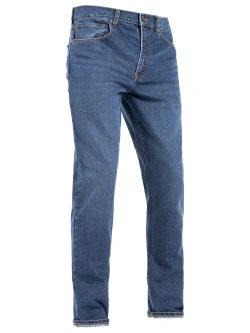 Jeansy motocyklowe John Doe Classic Tapered Mono niebieskie