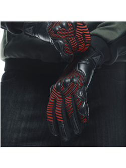 Rękawice motocyklowe Dainese Unruly Ergo-Tek czarno-czerwone