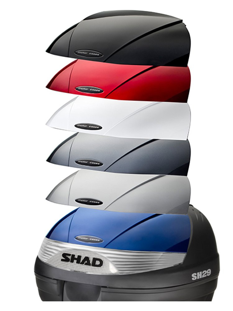 Kufer centralny Shad SH29 z pokrywą w kolorze czarnym metalicznym