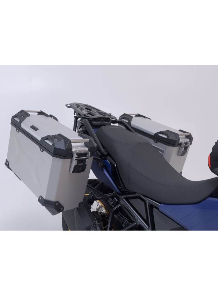 Zestaw: kufry boczne 45/37 + kufer centralny TRAX ADV + stelaże SW-MOTECH do motocykla Suzuki V-Strom 800DE, V-Strom 800 (23-)