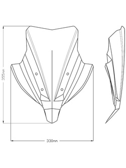 Owiewka motocyklowa sportowa PUIG Naked New Generation Yamaha MT-10/ SP (22-) przezroczysta