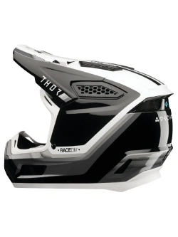 Kask enduro Thor Fleet czarno-biały
