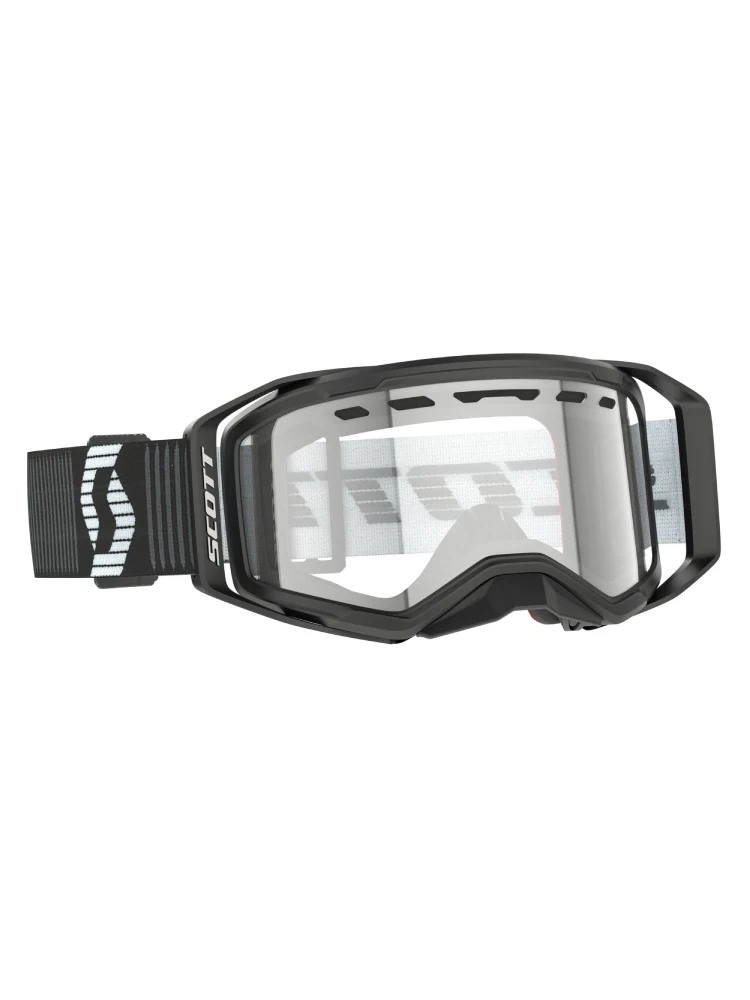 Gogle motocyklowe Scott Prospect 2.0 Enduro z przezroczystą szybą czarno-białe