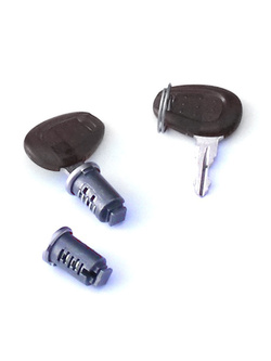 Zamek do kufra Kappa z czarnymi kluczykami [3 szt.]