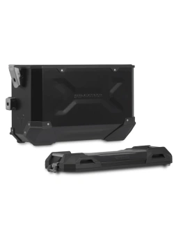 Zestaw: kufry boczne + stelaże PRO TRAX ADV SW-Motech Yamaha Tracer 7/ GT (RM55, RM56) (25-) czarne [poj.: 2 x 37 L]