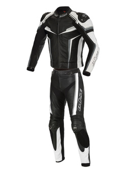 Kombinezon motocyklowy dwuczęściowy Büse Mille czarno-biały