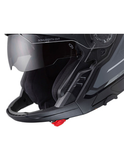 Zestaw: Kask otwarty Schuberth J2 Sigma czarno-szary + dedykowany interkom motocyklowy