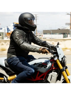 Kask integralny Biltwell Lane Splitter Flat czarny matowy