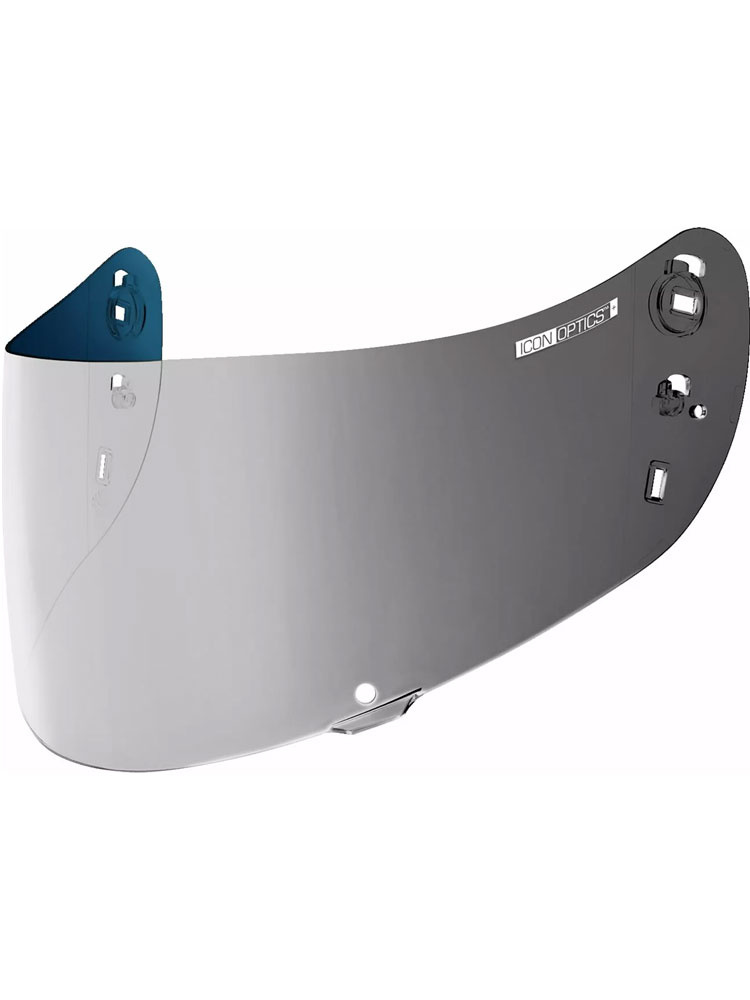 Szybka Optics Tracshield do kasku Icon Airframe Pro, Airform, Airmada lustrzana srebrna