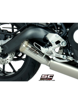 Pełny układ wydechowy 3-1, SC-Project 70's Conical Stainless Steel - Yamaha XSR 900 [16-20]