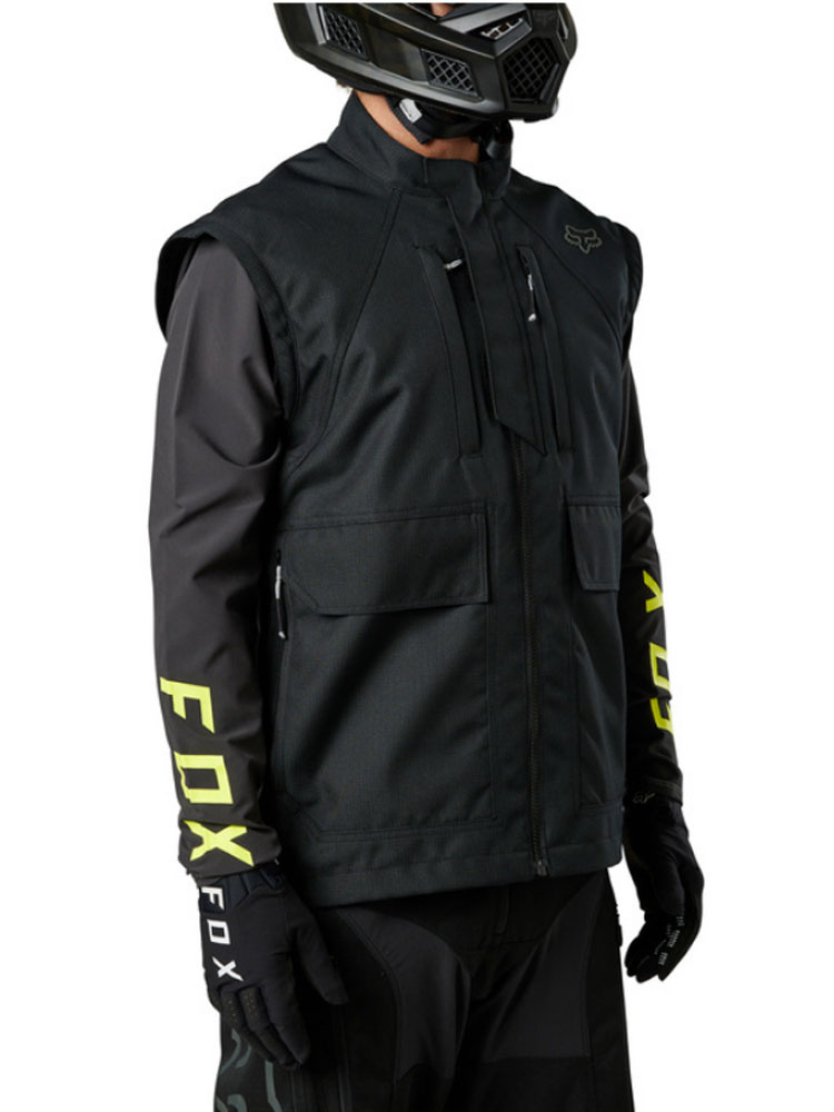 Kurtka motocyklowa tekstylna Fox Defend czarna