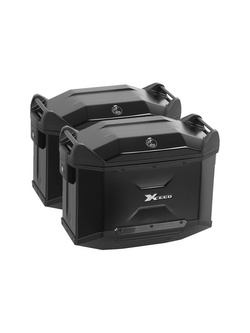 Zestaw kufrów bocznych Hepco&Becker Xceed czarnych [pojemność: 2 x 38l]